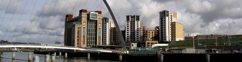 The Baltic Art Gallery and Millennium Bridge, Gateshead The Baltic Art Gallery and Millennium Bridge, Gateshead